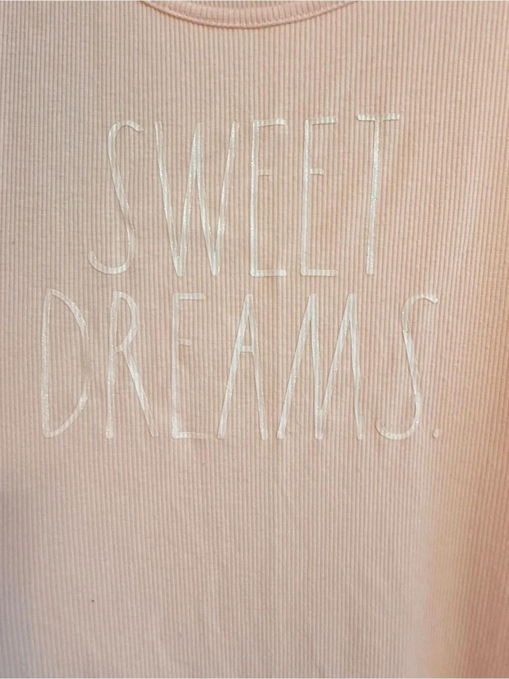 Rae Dunn Sweet Dreams Women's Light Pink Sleep Tank and Pajama Pants Set